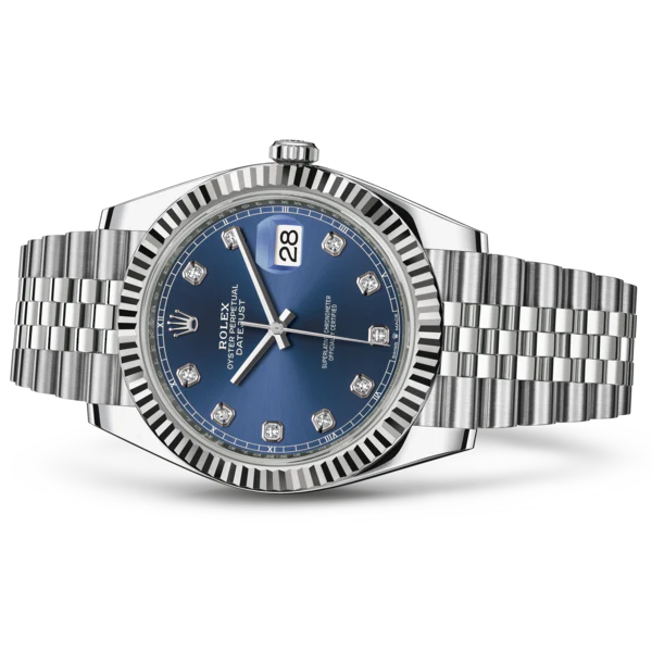 Montre Rolex - Datejust Bleu Serti