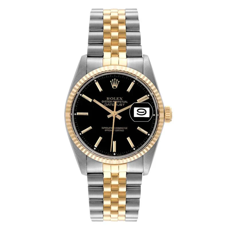 Montre Rolex - Oyster Datejust Perpetual Yellow Fluted