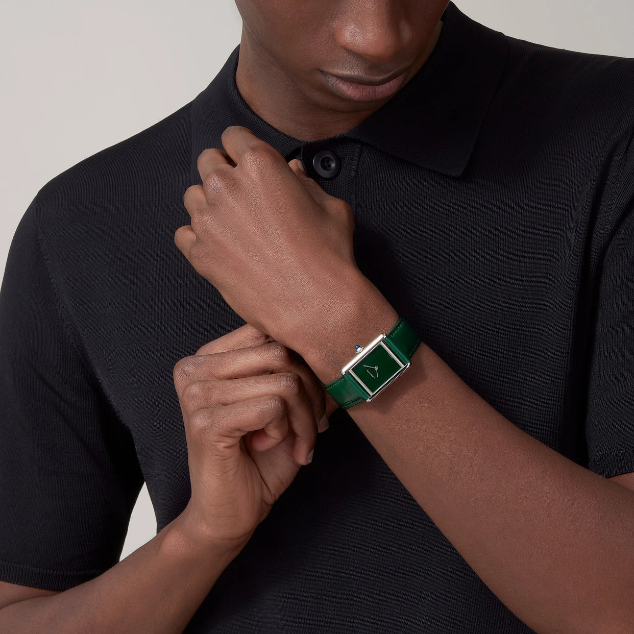 Montre Cartier - Tank Must "Vert"