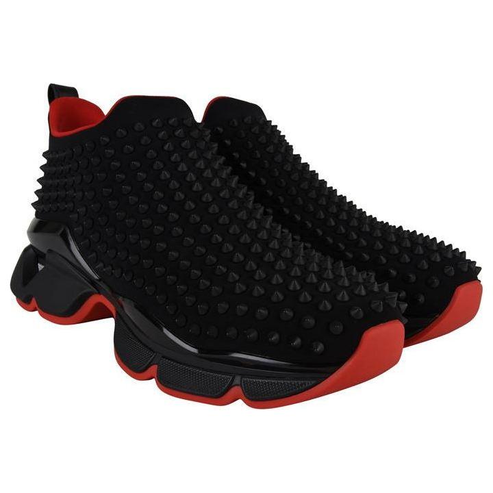 CHRISTIAN LOUBOUTIN SPIKE SOCK TRAINERS - Manore Store