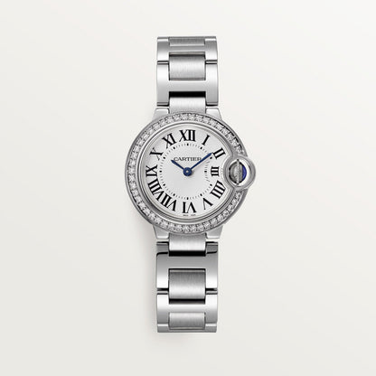 Montre Cartier - Ballon Bleu Sertie Argenté
