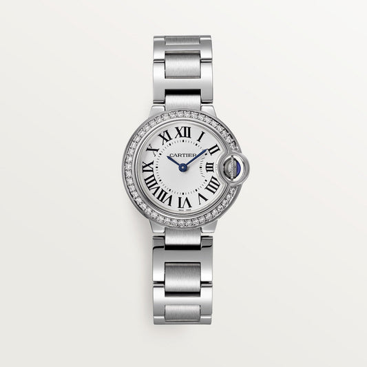 Montre Cartier - Ballon Bleu Sertie Argenté