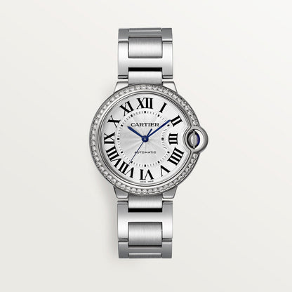 Montre Cartier - Ballon Bleu Sertie Argenté