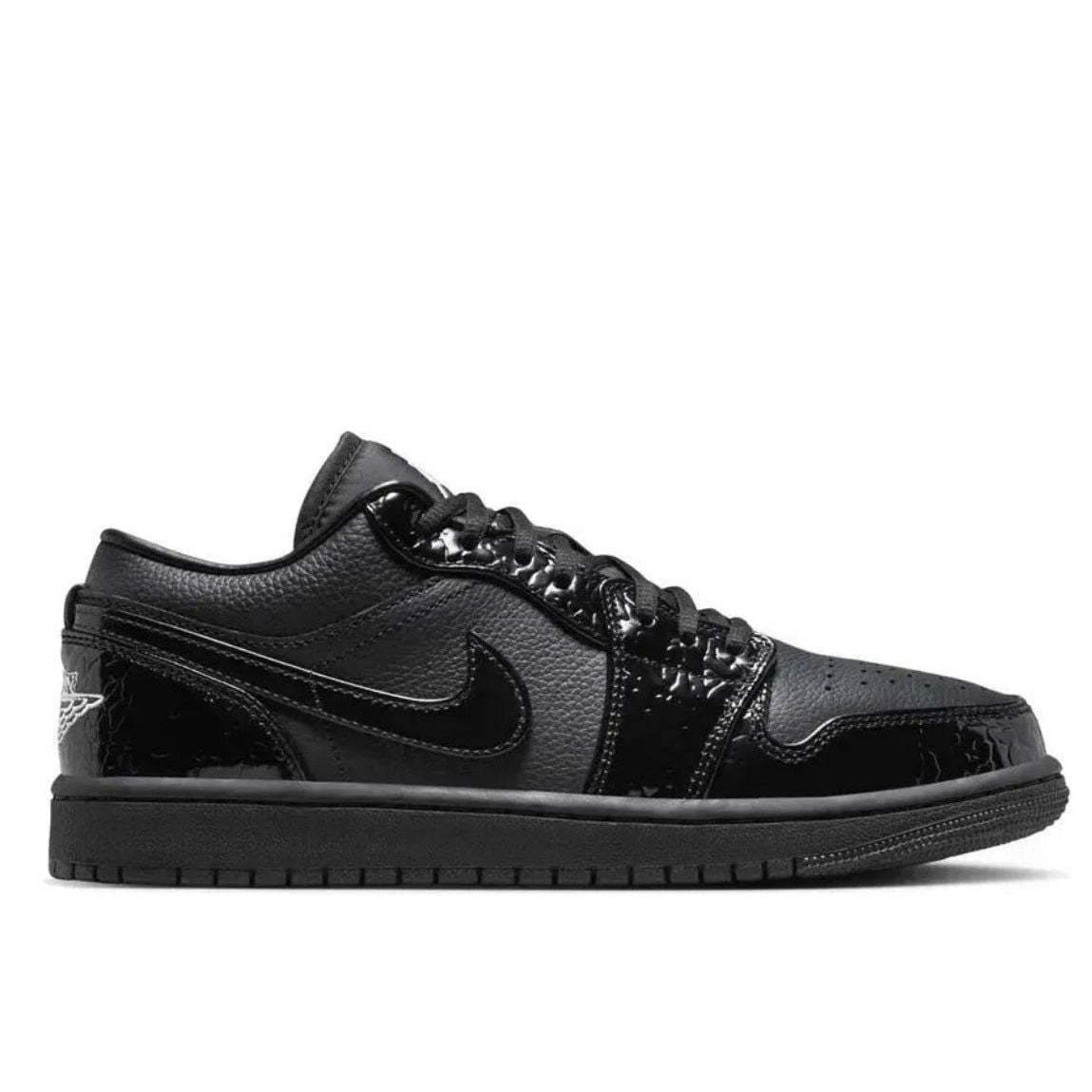 Air Jordan 1 Low "Black Croc"