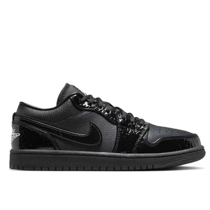 Air Jordan 1 Low "Black Croc"