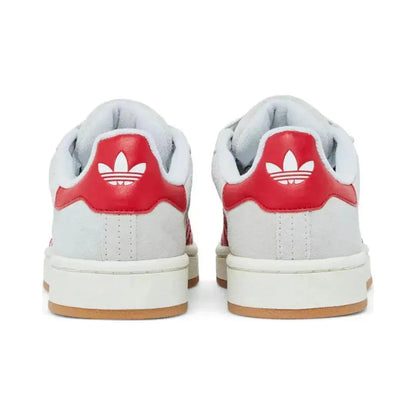 Adidas Campus 00s Crystal White Scarlet