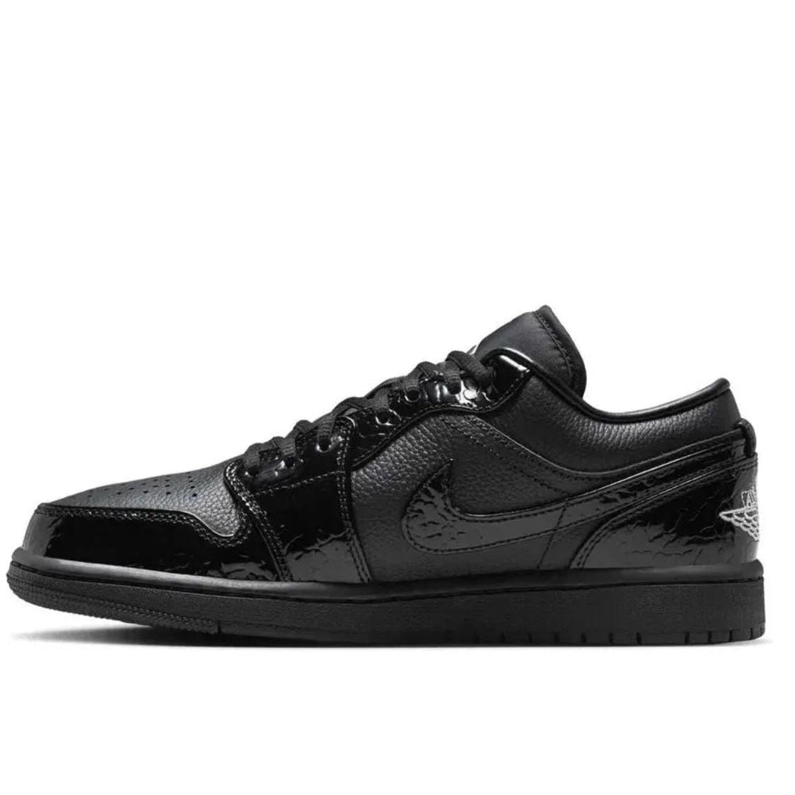 Air Jordan 1 Low "Black Croc"