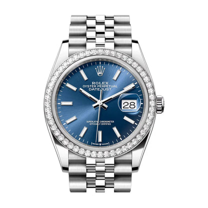 Montre Rolex - Datejust Blue Dial Diamond