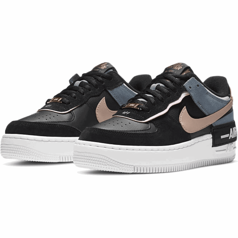 Air Force 1 Shadow Black Metallic Red Bronze