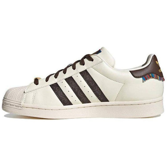 Adidas Superstar - "Chalk White Brown"