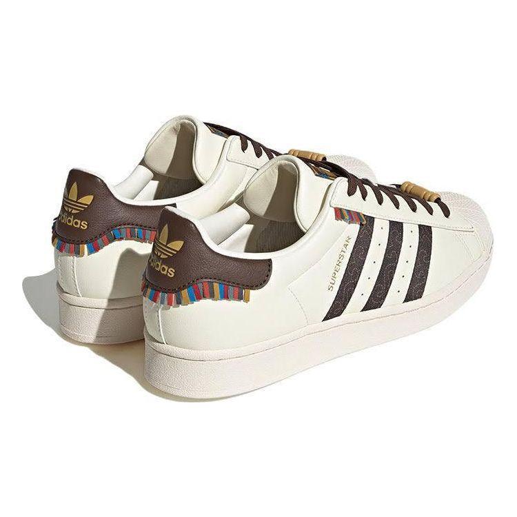 Adidas Superstar - "Chalk White Brown"