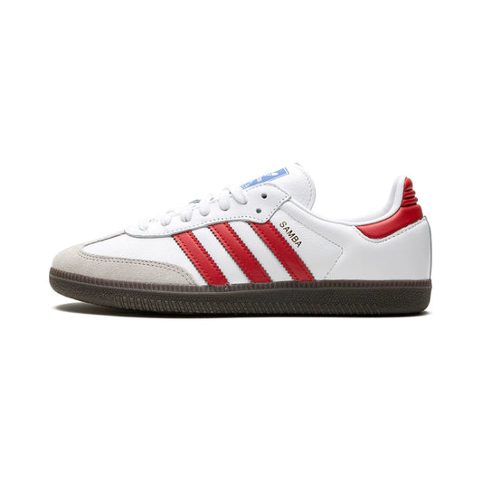 Adidas Samba "White / Better Scarlet"