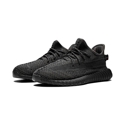 Yeezy Boost 350 V2 "Static Black Reflective" - Kids