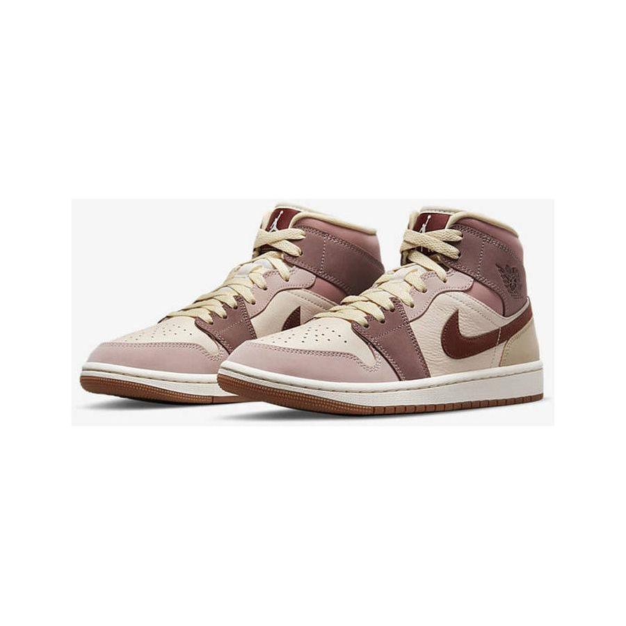 Air Jordan 1 Mid "Brown Pink"
