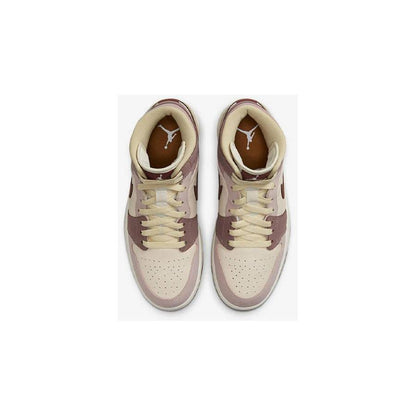 Air Jordan 1 Mid "Brown Pink"