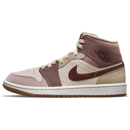 Air Jordan 1 Mid "Brown Pink"