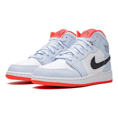 Air Jordan 1 Retro Mid "Half Blue Polka" - Manore Store