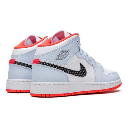 Air Jordan 1 Retro Mid "Half Blue Polka" - Manore Store