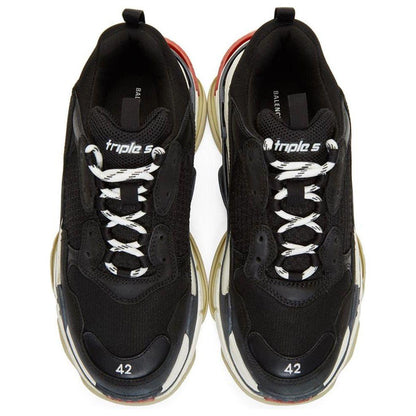 Balen*ciaga Triple-S "Black/White/Red"