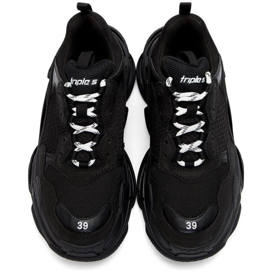 Balen*ciaga Triple-S "Black"