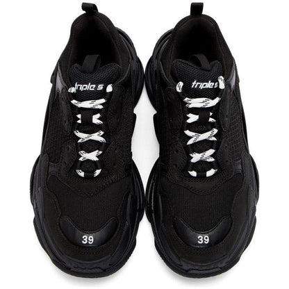 Balen*ciaga Triple-S "Black"