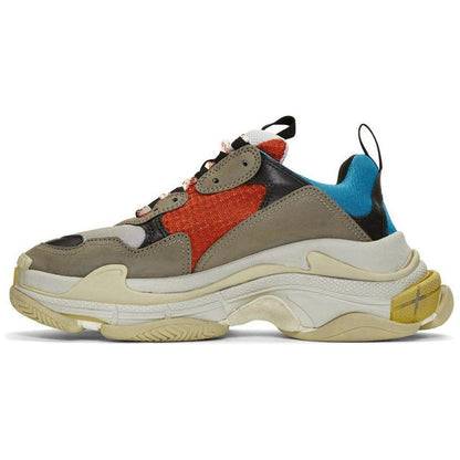 Balen*ciaga Triple-S "Grey/Red/Blue"