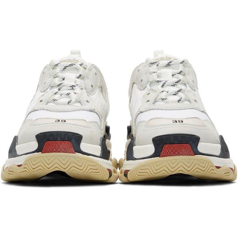 Balen*ciaga Triple-S "White/Red"