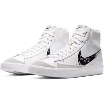 Blazer Mid Sketch Black Swoosh