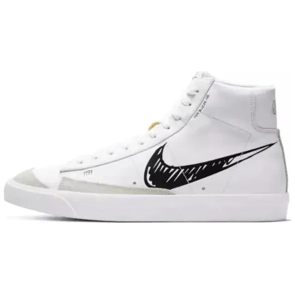 Blazer Mid Sketch Black Swoosh