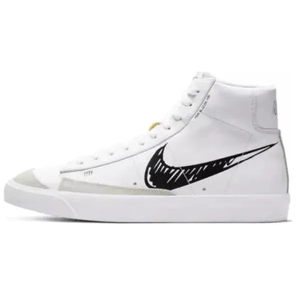 Blazer Mid Sketch Black Swoosh