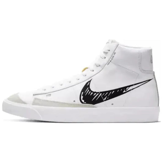 Blazer Mid Sketch Black Swoosh