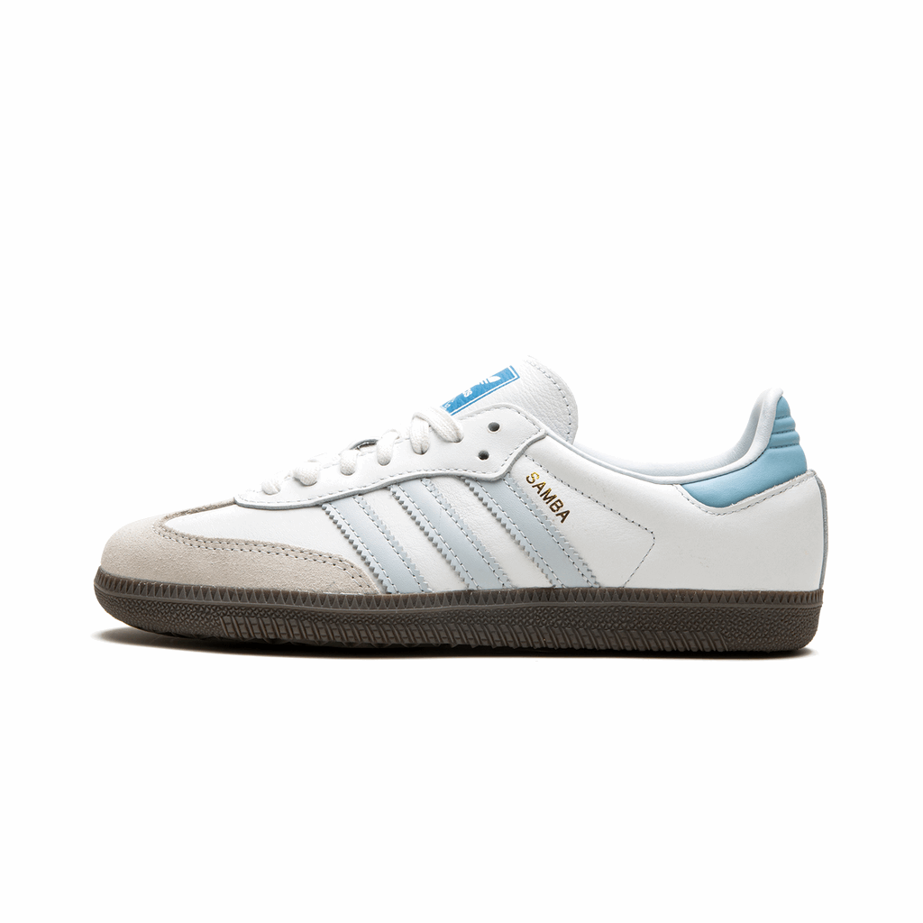 Adidas Samba "Core White Halo Blue"