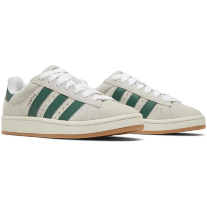 Adidas Campus 00s Crystal White Dark Green