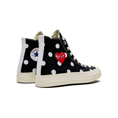 Converse Chuck 70 Hi “Comme Des Garçons / Polka Dot Black"