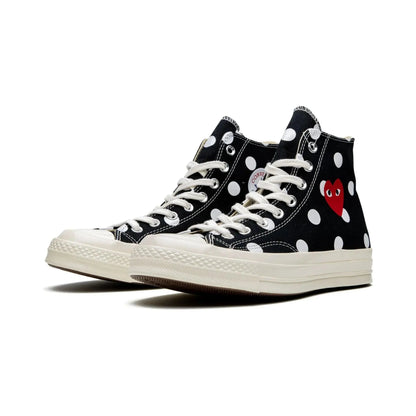 Converse Chuck 70 Hi “Comme Des Garçons / Polka Dot Black"