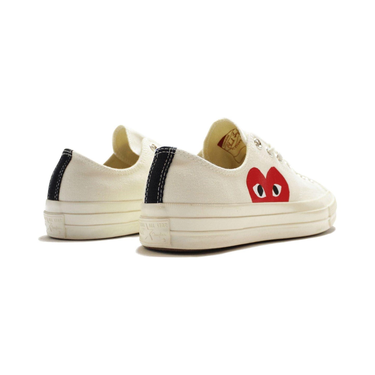 Converse Chuck 70 Ox  “Comme Des Garçons PLAY / Half Heart White”