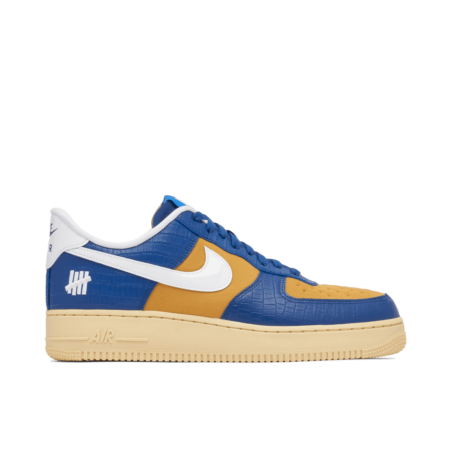 Air Force 1 "Undefeated 5 On It Blue Yellow Croc"