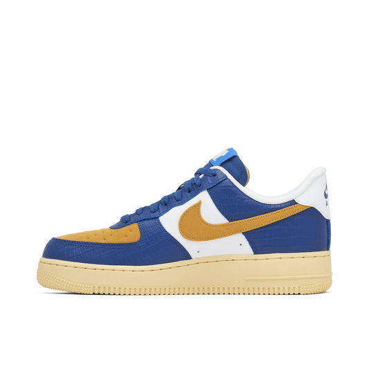 Air Force 1 "Undefeated 5 On It Blue Yellow Croc"