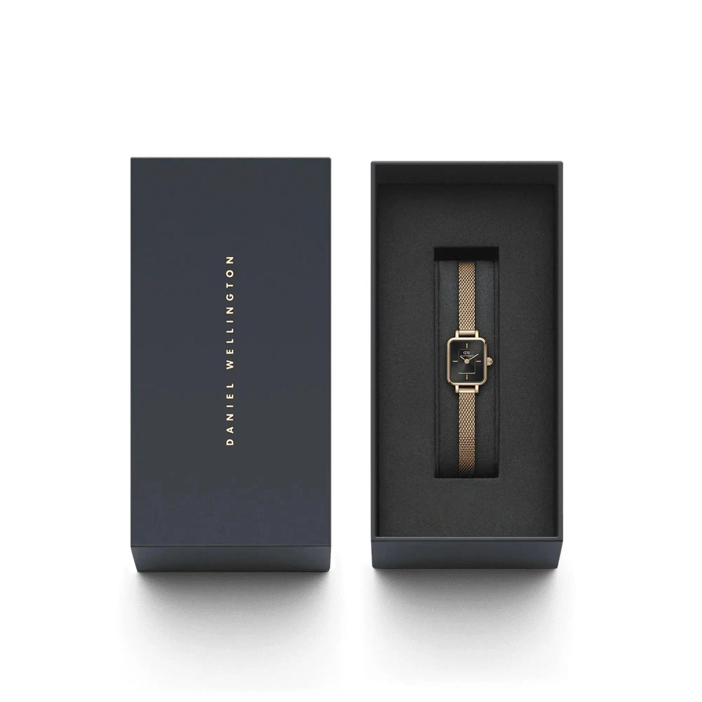 Montre Daniel Wellington - Quadro Mini Evergold Emerald - Rose Gold