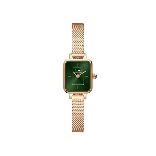 Montre Daniel Wellington - Quadro Mini Evergold Emerald - Rose Gold