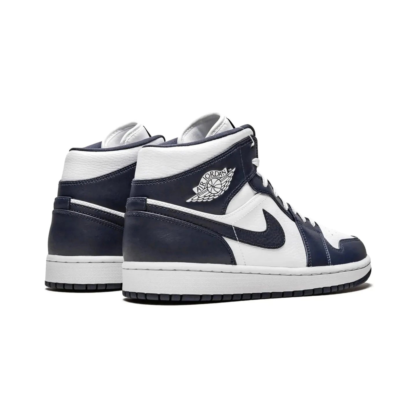 Air Jordan 1 Mid "White Metallic Gold Obsidian"