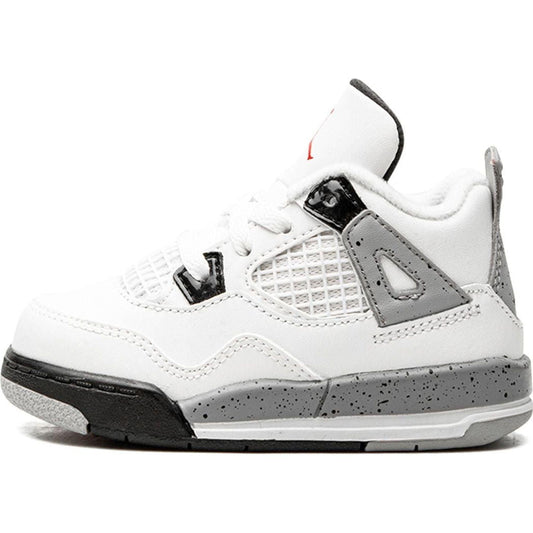 Air Jordan 4 "White / Cement" - Kids