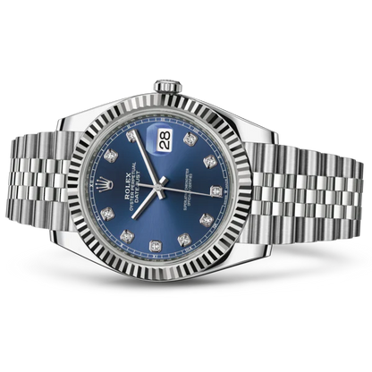 Montre Rolex - Datejust Bleu Serti
