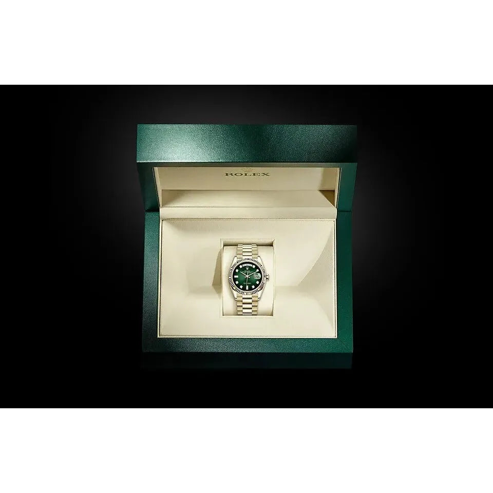 Montre Rolex - Day Date "Jaune/Vert"