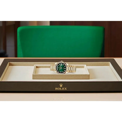 Montre Rolex - Day Date "Jaune/Vert"