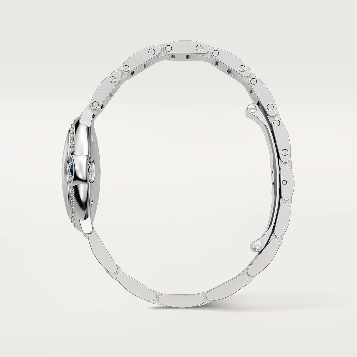 Montre Cartier - Ballon Bleu Sertie Argenté