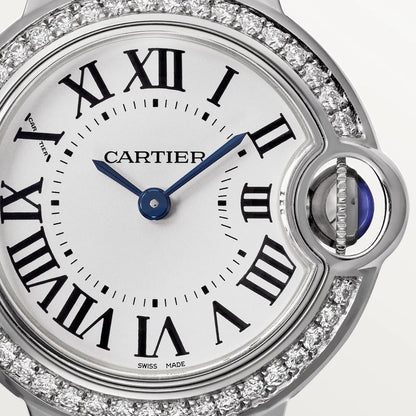 Montre Cartier - Ballon Bleu Sertie Argenté