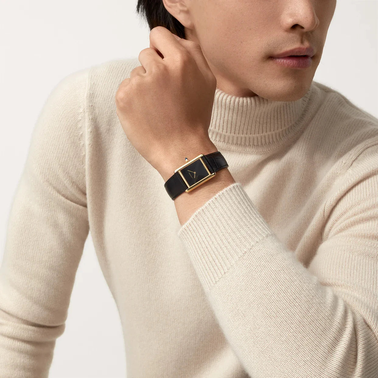 Montre Cartier - Tank Louis Cartier "Noir"