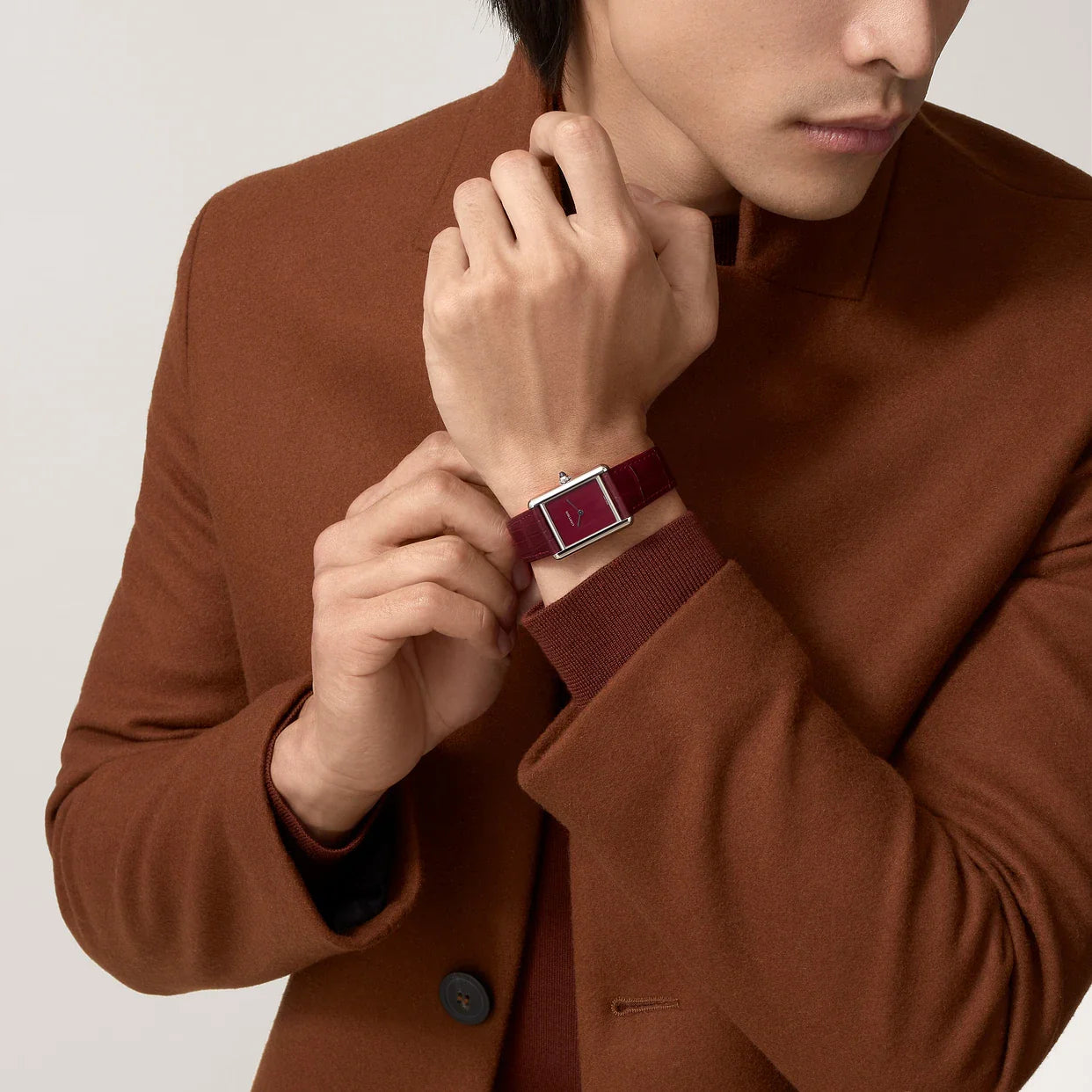 Montre Cartier - Tank Must "Bordeaux"
