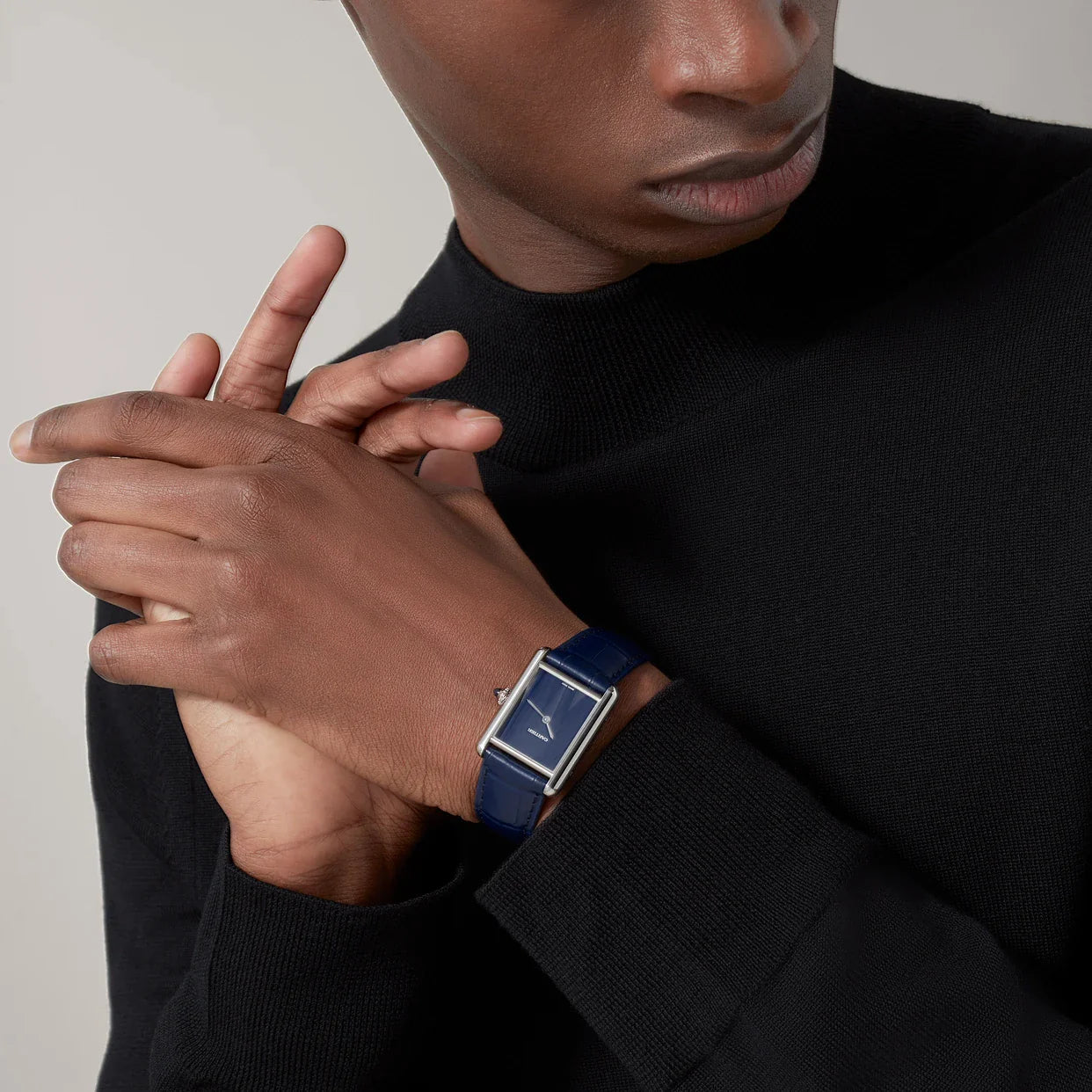Montre Cartier - Tank Must "Bleu"